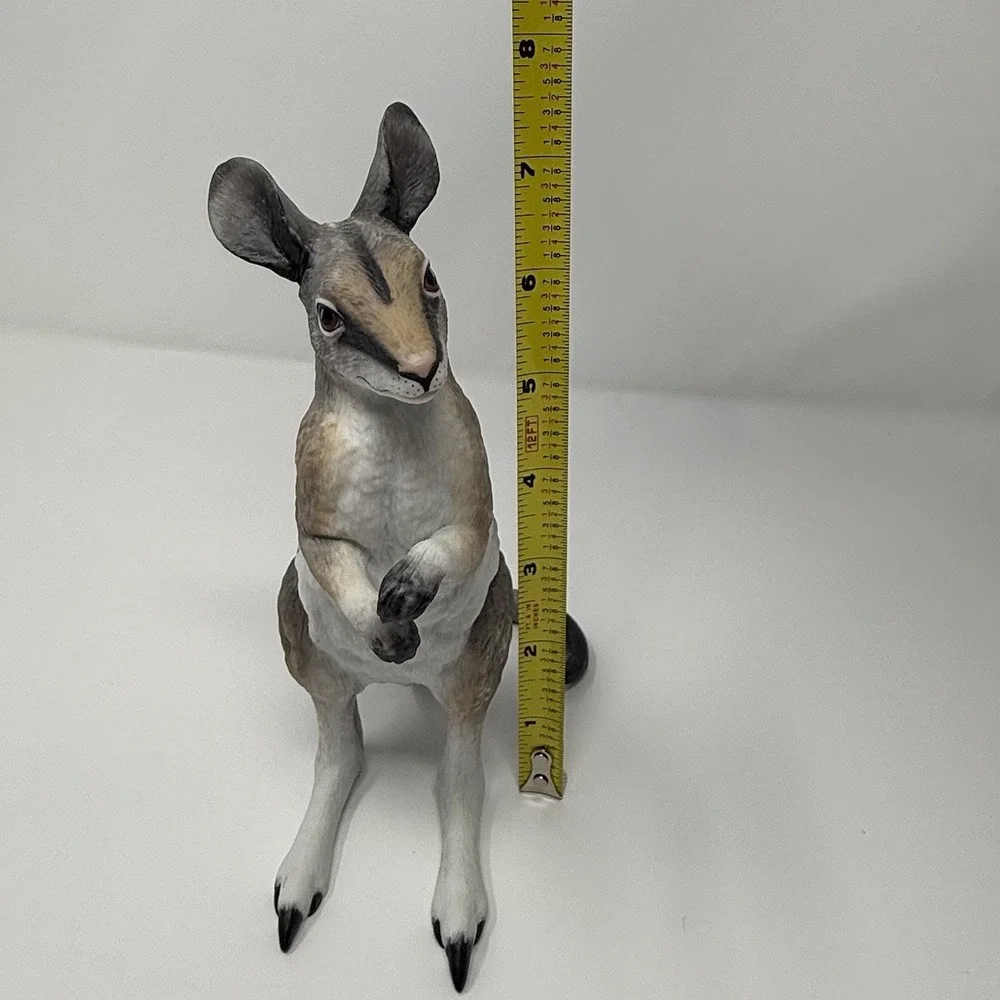 LENOX SMITHSONIAN BRIDLED NAIL-TAILED WALLABY ENDANGERED BABY ANIMALS FIGURINE